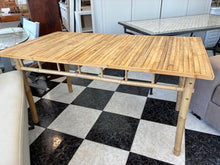 Load image into Gallery viewer, 1021 - Bamboo table (dining table or desk) (150cm x 80cm)
