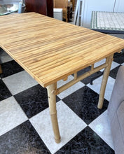 Load image into Gallery viewer, 1021 - Bamboo table (dining table or desk) (150cm x 80cm)
