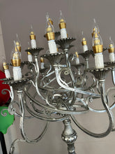 Load image into Gallery viewer, 1137 - Large fantastic candelbra, the electric does not work, but it would be very sad to throw it away. If somebody could turn it in to a candelabra with candles perhaps? Hence the price. (210cm)
