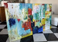 Load image into Gallery viewer, 1021 - LARGE (110cm x 181cm) original canvas oil painting.
