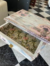 Load image into Gallery viewer, 1065 - Hand painted bed side table / side table (51cm x 36cm, 62cm high)
