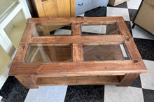 Cargar imagen en el visor de la galería, 1070 - Rustic solid coffee table (120cm x 80cm, 40cm high)
