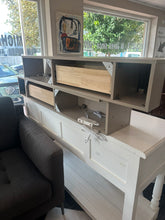 Load image into Gallery viewer, 1206 - Wall shelves, to be mounted. (two parts, each part is 120cm x 24cm, 21cm high)
