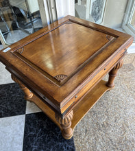 Cargar imagen en el visor de la galería, 1095 - Rustic solid side table (70cm x 60cm, 60cm high)
