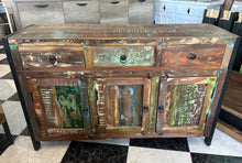 Load image into Gallery viewer, 1008 - Rustic sideboard (121cm x 36cm, 77cm high)
