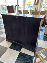 Cargar imagen en el visor de la galería, 1026 - HEAVY rustic wooden chest of drawers with studs on top (120cm x 43cm, 100cm high)
