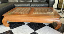 Load image into Gallery viewer, 1006 - Teak opium table (130cm x 82cm, 36cm high)
