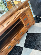 Load image into Gallery viewer, 1041 - Large solid wooden tv-unit / sideboard (170cm x 30cm, 75cm high)
