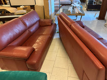 Load image into Gallery viewer, 1021 - High quality Italian leather sofas in very good condition! 795€ for both! (Both are 210cm)
