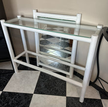 Cargar imagen en el visor de la galería, 1065 - Console table (110cm x 32cm, 84cm high) + mirror (65cm x 91cm)
