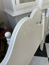 Load image into Gallery viewer, 1174 - Two wooden white painted solid headboards for single beds. 50€ for both! (each 98cm wide, 100cm high)
