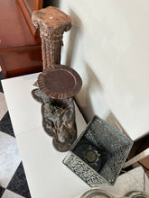 Cargar imagen en el visor de la galería, 1131 - Left: 35€ (45cm) Antique Middle:  (32cm) 45€ Antique Right: Candle holder 15€ (28cm)
