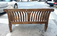 Load image into Gallery viewer, 1005 - Rustic solid bench (155cm wide and back is 86cm high)
