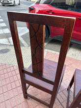Cargar imagen en el visor de la galería, 11833 - Two solid wooden dining chairs (Matching benches, Ref# 1035) Both for 75€.

