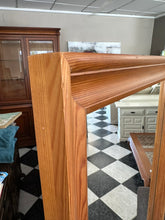 Cargar imagen en el visor de la galería, 1066 - Large solid wooden mirror (78cm x 166cm)
