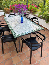 Load image into Gallery viewer, 1000 - Morrocan table (160cm x 90cm) + 6 chairs (+cushions! Click to see!)
