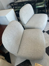 Load image into Gallery viewer, 1035 - Two swivel fabric armchairs Both for 225€.
