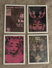 Cargar imagen en el visor de la galería, 1227 - Set of 4 &quot;Melanie Martinez&quot; framed posters. 50€ for all 4! (each frame is 45cm x 37cm)
