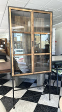 Load image into Gallery viewer, 1030 - Display cabinet industrial style (80cm x 40cm, 181cm high)
