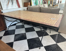 Load image into Gallery viewer, 1004 - THIS CAME IN LAST WEEK, BUT NOW WITH MORE AND BETTER PHOTOS! - Large and HEAVY Moroccan dining table in very good condition!  (100cm x 200cm)
