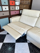 Load image into Gallery viewer, 1013 - Leather ELECTRIC recliner L-shaped sofa!  (Sides: 245cm and 165cm)

