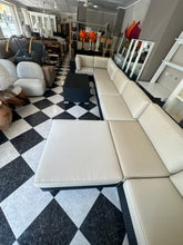 Load image into Gallery viewer, 1000 - VERY LARGE 9-piece high quality rattan sofa suite in very good condition! The modules can be arranged in different positions, and they are each 93cm wide. ALL pieces for 995€!
