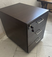 Load image into Gallery viewer, 1182 - Desk drawers with key. (41cm x 55cm, 56cm high)
