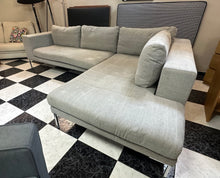 Load image into Gallery viewer, 1002 - L-shaped fabric sofa (Sides: 290cm and 205cm)
