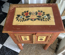 Load image into Gallery viewer, 1027 - Vintage bedside / side table / cabinet (62cm x 44cm, 76cm high)
