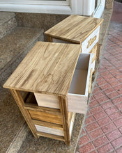 Load image into Gallery viewer, 1098 - bedside tables (40cm x 29cm, 58cm high)
