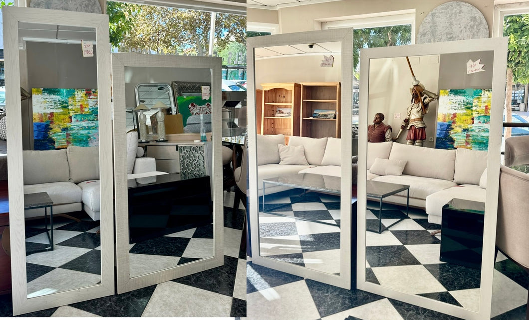 1100 - white mirrors (info coming, all 4 are the same color, just shot in different light)