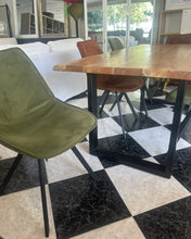 Cargar imagen en el visor de la galería, 1007 - High quality wooden dining table (180cm x 96cm) + 6 chairs.
