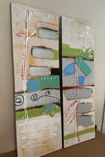 Cargar imagen en el visor de la galería, 1220 - Two paintings, 35€ for both (each: 30cm x 90cm)
