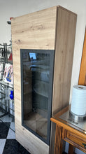 Load image into Gallery viewer, 1035 - Wooden display cabinet (60cm x 35cm, 171cm high)
