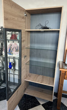 Load image into Gallery viewer, 1035 - Wooden display cabinet (60cm x 35cm, 171cm high)
