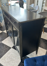 Load image into Gallery viewer, 1025 - Black sideboard (129cm x 45cm, 92cm high)
