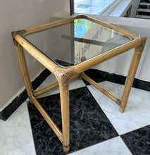 Cargar imagen en el visor de la galería, 1193 - Bamboo table (42cm x 42cm, 45cm high)
