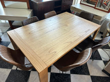 Load image into Gallery viewer, 1009 - High quality wooden dining table, as new = 365€ (160cm x 100cm). CHAIRS SOLD!
