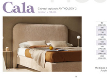 Cargar imagen en el visor de la galería, ***NEW!!*** NO SOLO PATAS "CALA" - Padded headboard. 125cm high, 10cm thick. All sizes and colors available! Price starting from 250€.
