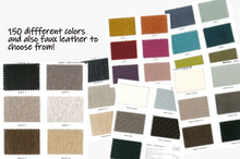 Cargar imagen en el visor de la galería, ***NEW!!*** - NOSOLOPATAS "LOIRA" - Fabric canapé. Different colors and All sizes available! Matching headboards available, see them under the headboard section. Price starting from 1025€.
