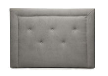 Load image into Gallery viewer, SPEZIA &quot;DANUBIO&quot; - 120cm high, 8cm thick. Headboard fabric. Available in different colors (click to see more!) &amp; sizes. Price between 283 - 365€.
