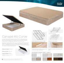 Load image into Gallery viewer, STAR CANAPE &quot;KIT CURVE&quot;  - All sizes available! Price starting from 541€. FREE DELIVERY AND ASSEMBLY.
